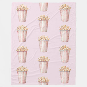 Blush Bioscoop Tijd Popcorn Fleece Deken