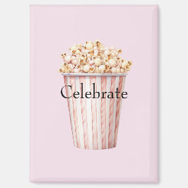 Blush Bioscoop Tijd Popcorn Magneet