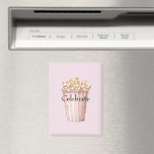 Blush Bioscoop Tijd Popcorn Magneet (Insitu (Vaatwasser))
