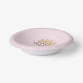 Blush Bioscoop Tijd Popcorn Papieren Kommen (Gebogen)