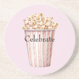 Blush Bioscoop Tijd Popcorn Zandsteen Onderzetter