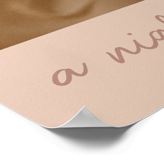 Blush Birthday Party Photo Welcome Poster (Hoek)