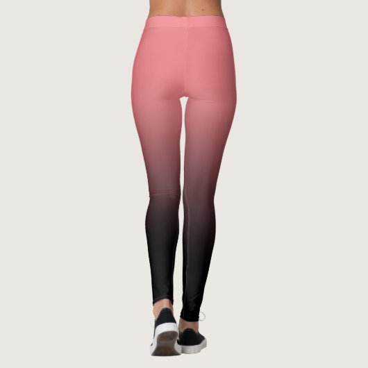 Blush Black Ombre-Leggings Leggings (Achterkant)