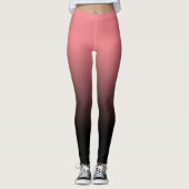 Blush Black Ombre-Leggings Leggings (Voorkant)
