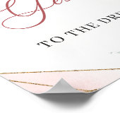 Blush bloem goud Say Yes to the Dress spelbord Poster (Hoek)