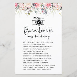 Blush Bloem   Vrijgezellenfeest Foto Uitdaging Spe