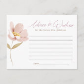 Blush Bloemen Advies en Wensen Kaart (Voorkant)