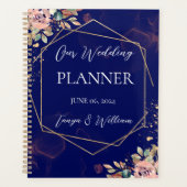 Blush Bloemen Bruiloft Planner (Voorkant)
