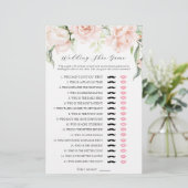 Blush Bloemen Groen Bruiloft Schoen Bruidsspel (Staand voorkant)