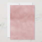 Blush Bloemen Lijst Petals Prosecco Vrijgezellenfe Kaart (Achterkant)