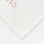 Blush Bloemen Milestone Deken Meisje Maand Deken (Hoek)