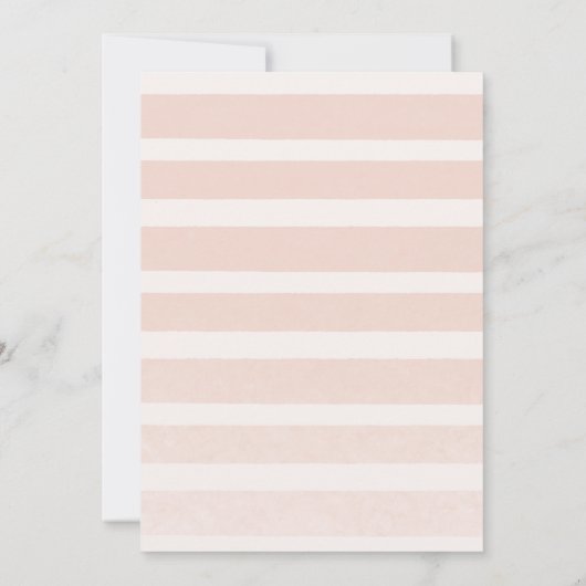 Blush Bloemen & Roos Goud Afstuderen Aankondiging (Achterkant)