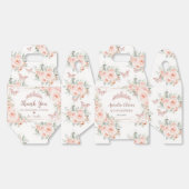 Blush Bloemen Roos Vlinders Quince XV Verjaardag Bedankdoosjes (Ongevouwen)
