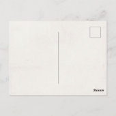 Blush Bloemig Stoffig Roze baby shower Dank u Briefkaart (Achterkant)