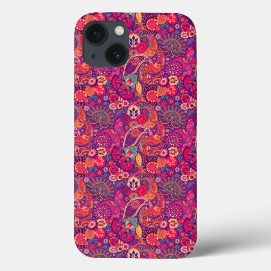 Blush Bloom: Artistiek Roze Tuin Patroon Case-Mate iPhone Case (Achterkant)