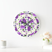 Blush & Bloom Aubergine Collectie Grote Klok (Huis)