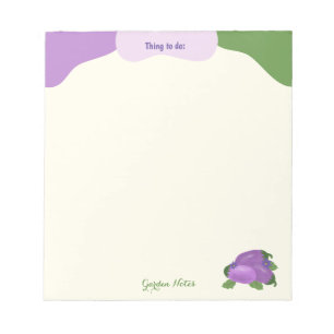 Blush & Bloom Aubergine Collectie – Ivory Glow Notitieblok
