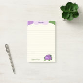 Blush & Bloom Aubergine Collectie – Ivory Glow Post-it® Notes (Kantoor)