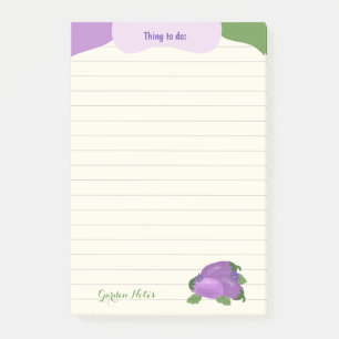 Blush & Bloom Aubergine Collectie – Ivory Glow Post-it® Notes