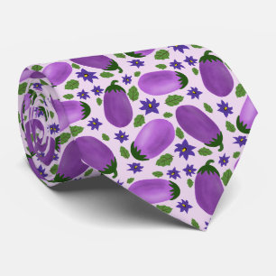 Blush & Bloom Aubergine Collectie – Zachte Lila Stropdas