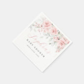 Blush bloom Baby shower Servet (Hoek)