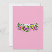 Blush Bloom Botanical Country Boho Floral Wedding Kaart (Achterkant)