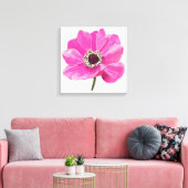 Blush Bloom Canvas Afdruk (Insitu (Woonkamer))