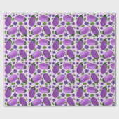 Blush & Bloom Eggplant Collection – Soft Lilac Cadeaupapier (Vlak)