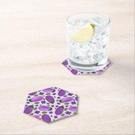 Blush & Bloom Eggplant Collection – Soft Lilac Kartonnen Onderzetters