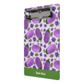 Blush & Bloom Eggplant Collection – Soft Lilac Mini Klembord (Angled2)