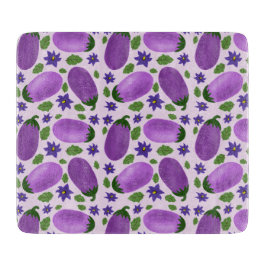 Blush & Bloom Eggplant Collection – Soft Lilac Snijplank