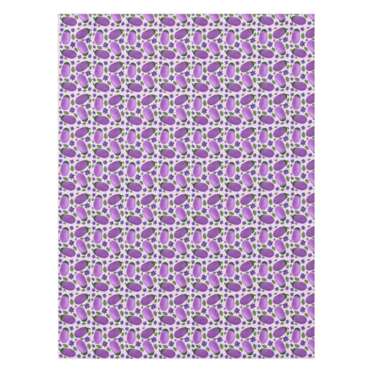 Blush & Bloom Eggplant Collection – Soft Lilac Tafelkleed (Voorkant)