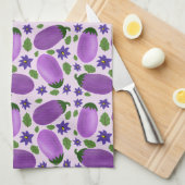 Blush & Bloom Eggplant Collection – Soft Lilac Theedoek (Quarter Fold)