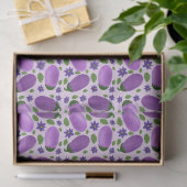 Blush & Bloom Eggplant Collection – Soft Lilac Tissuepapier (Geschenk)