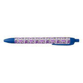 Blush & Bloom Eggplant Collection – Soft Lilac Zwarte Inkt Pen (Bodem)