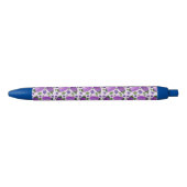 Blush & Bloom Eggplant Collection – Soft Lilac Zwarte Inkt Pen (Voorkant)