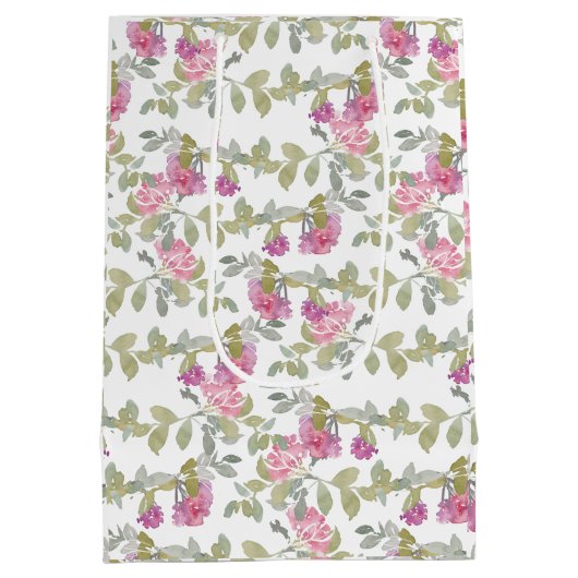 Blush bloom elegantie medium cadeauzakje (Achterkant)