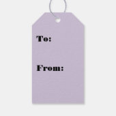Blush Bloom Exotische Bladeren Bloemen Cadeaulabel (Achterkant)