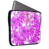 Blush Bloom – Floral Laptop Sleeve Electronics Bag (Voorkant Rechts)