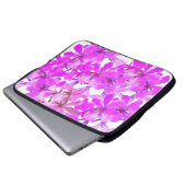 Blush Bloom – Floral Laptop Sleeve Electronics Bag (Voorkant onderkant)