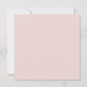 Blush Bloom Floral Wedding Invitation | Grijs Kaart (Achterkant)