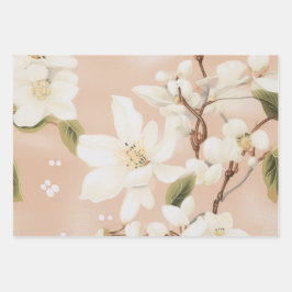 "Blush Bloom Gift Wrap" Inpakpapier Vel