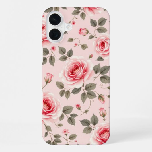 Blush Bloom iPhone Hoesje (Achterkant)
