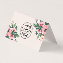 Blush Bloom Logo Roos Vastgoedmakelaar Visitekaartje