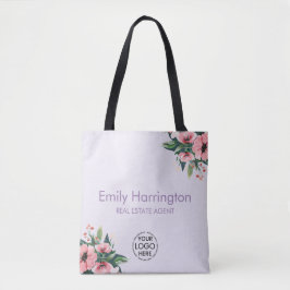 Blush Bloom Mauve Makelaar Tote Bag