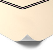 Blush Bloom - Moderne Lotus Wall Art Poster (Hoek)