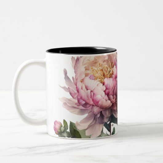 Blush Bloom Mug- A Whisper of Calm by Lumina & Ash Tweekleurige Koffiemok (Links)