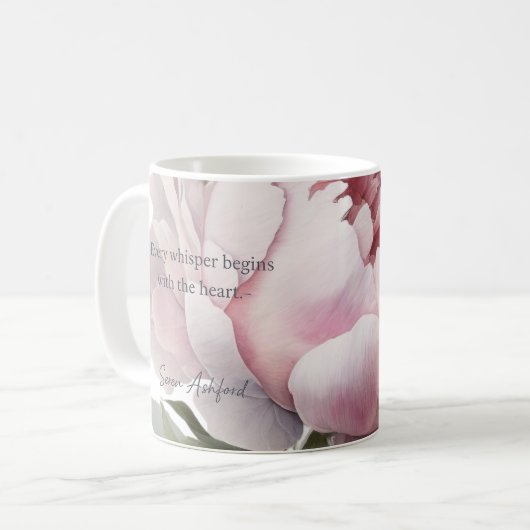 Blush bloom Mug_ Peony Koffiemok (Voorkant links)