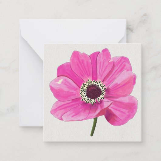 Blush Bloom Notecard  Notitiekaartje (Voorkant)
