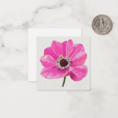 Blush Bloom Notecard  Notitiekaartje (Voorkant / Achterkant in situ)